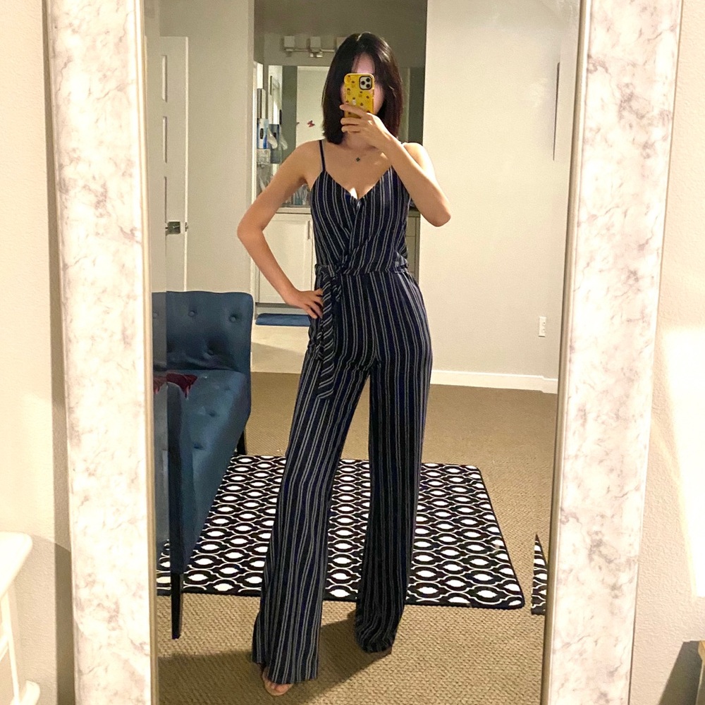Michael Kors Striped Jumpsuit